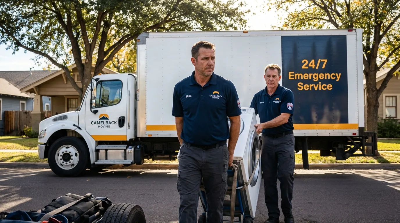 CamelBack Moving crew loading furniture in Crestview, FL